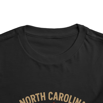Toddler Tee - NC Cardinal and Dogwood Flower Design