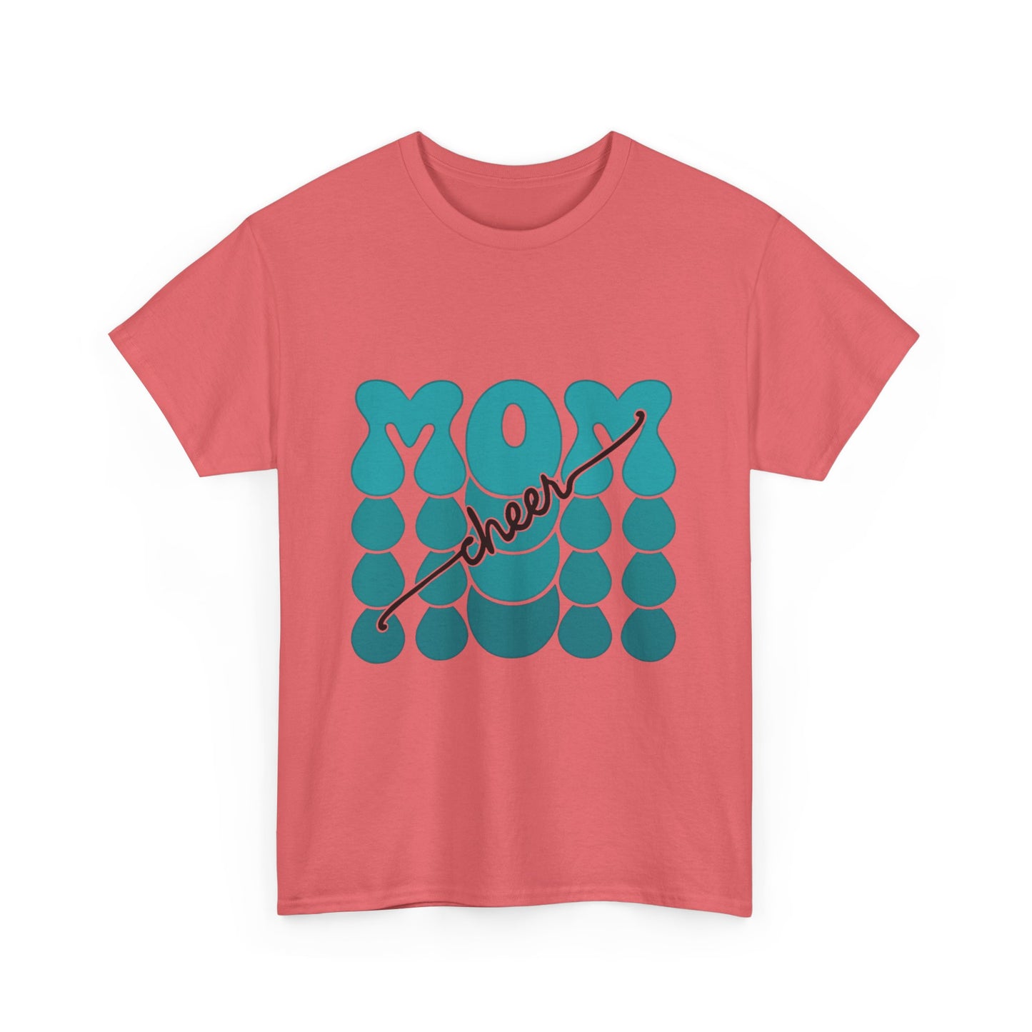 MOM Cheer – Turquoise Spirit Tee
