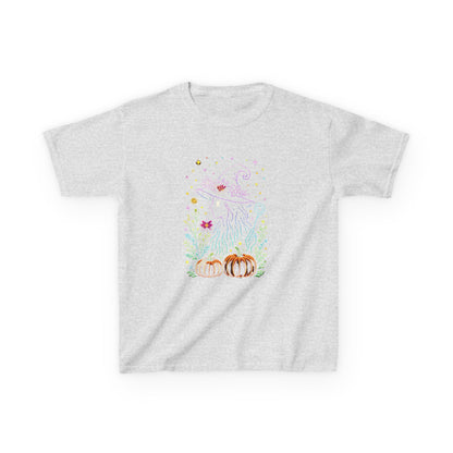 Pastel Witch Silhouette Dinosaur Tee - Holiday Fun!