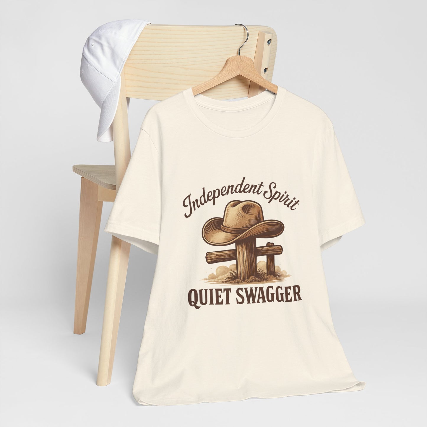 Quiet Swagger Cowboy Tee — Independent Spirit Western T-Shirt