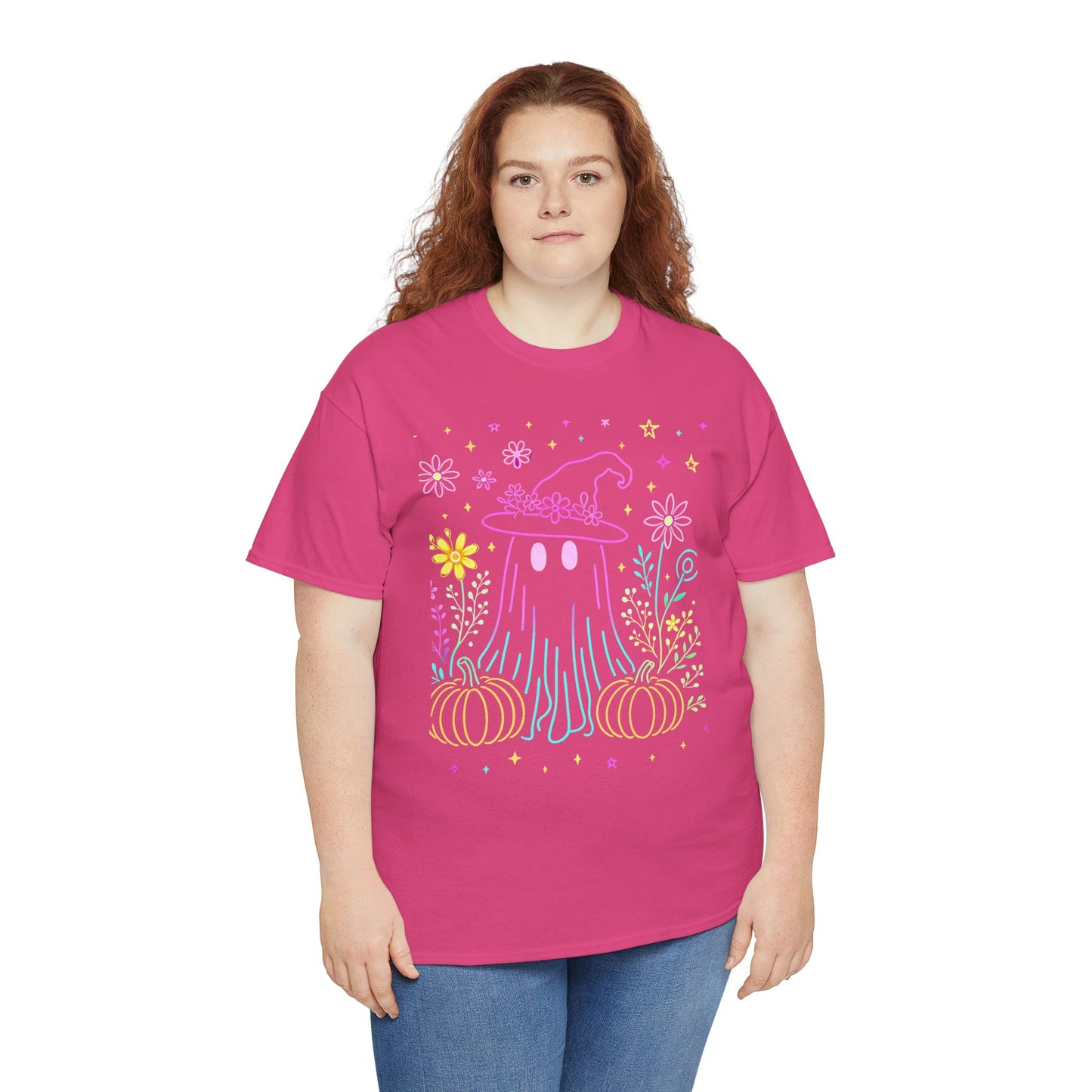 Pastel Ghost Witch Hat Tee
