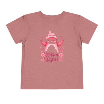 Warm Wishes Penguin Toddler Christmas Tee