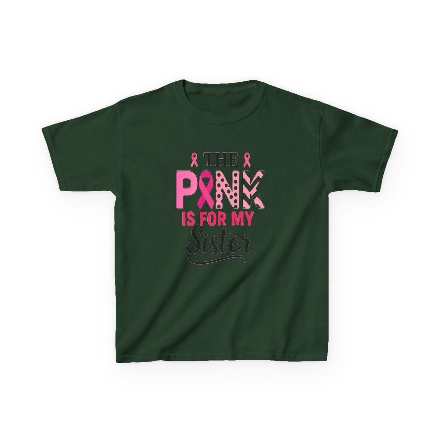 Pink Ribbon Sister Tee: Breast Cancer Awareness Gift