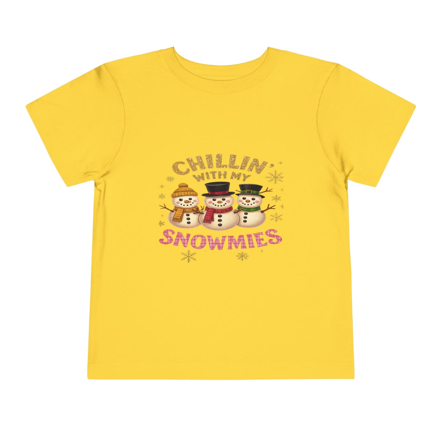 Chillin' with Snowmies Toddler Christmas Tee