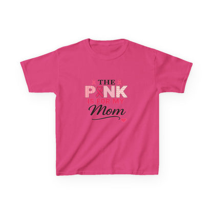 Pink for Mom Breast Cancer Awareness Dinosaur Tee