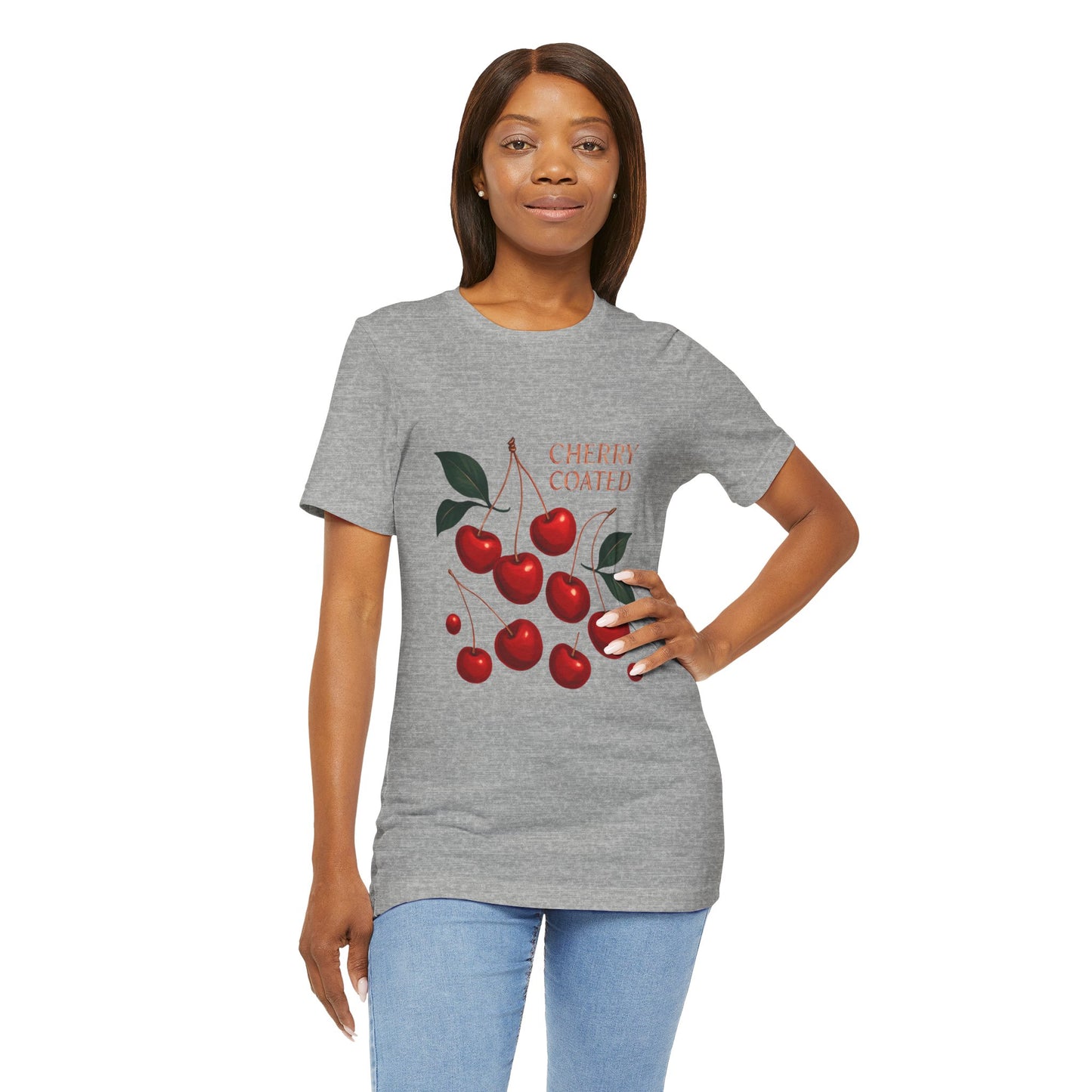 Cherry Coated Tee — Vintage Cherry Graphic T-Shirt