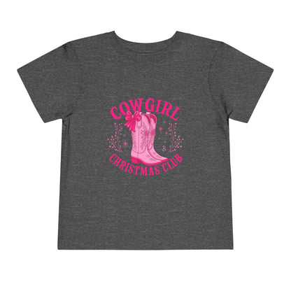 Cowgirl Christmas Club Tee - Pink Retro Holiday Shirt