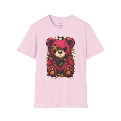 Cute Teddy Bear Graphic Tee, Soft Unisex Shirt, Casual Wear, Unique Gift, Gift for Her, Holiday Apparel