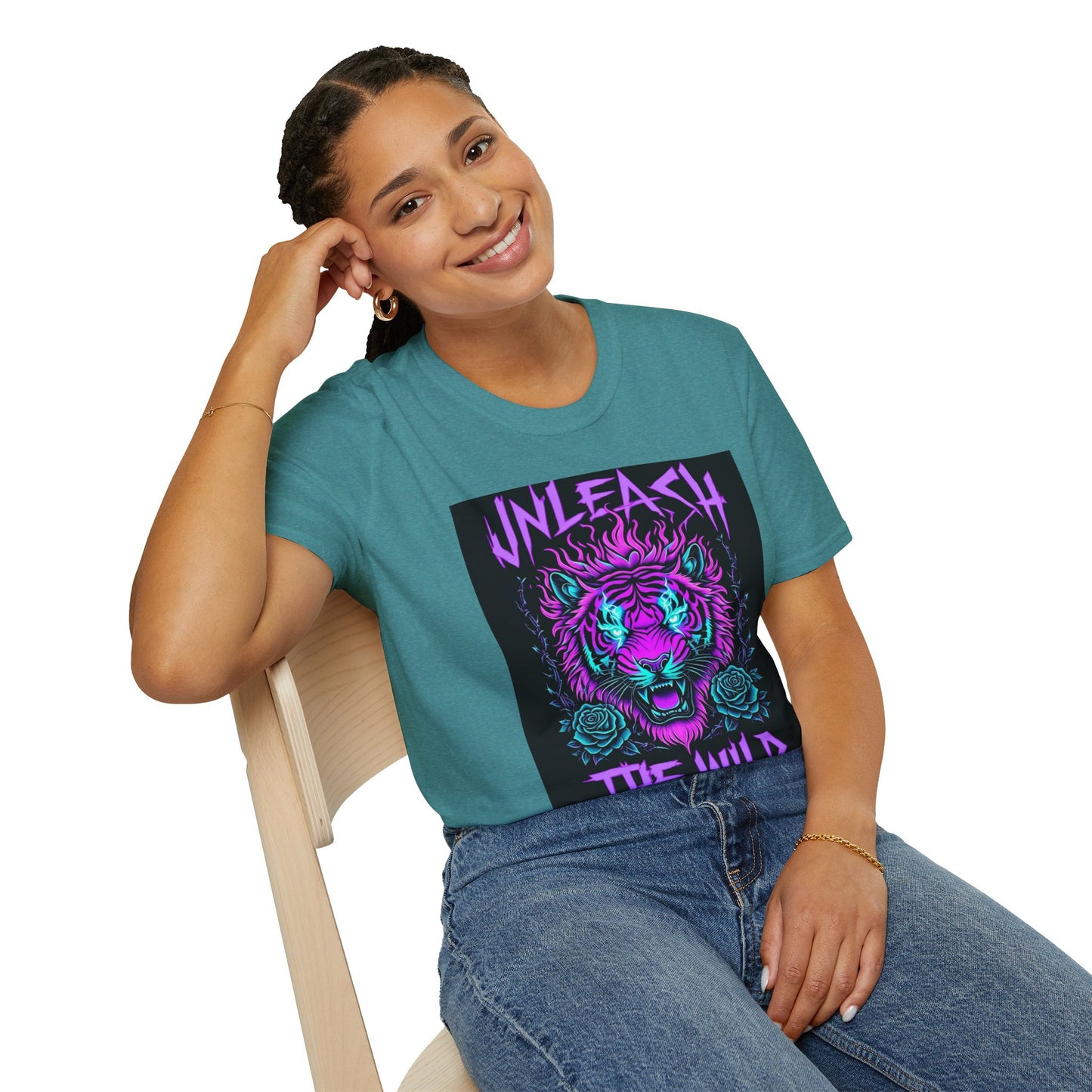 Unleash the Wild Graphic Tee | Cool Graphic Shirt, Unisex T-Shirt, Animal Lover Gift, Nature-Inspired Fashion, Festival Wear