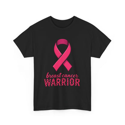 Breast Cancer Warrior Pink Ribbon Tee