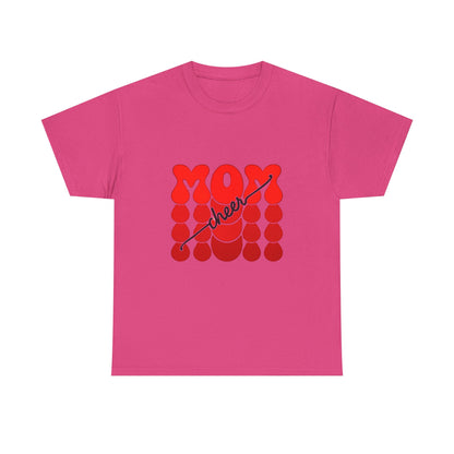 Retro Mom Cheer Tee – Bold Support & Spirit Shirt