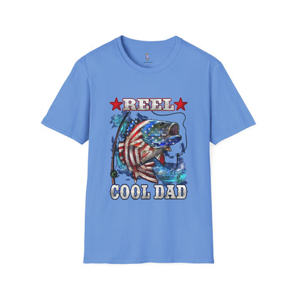Reel Cool Dad T-Shirt | Fishing Gift | Father's Day Tee | Unisex Casual Wear | Outdoor Adventure Shirt | Dad Humor Clothing
