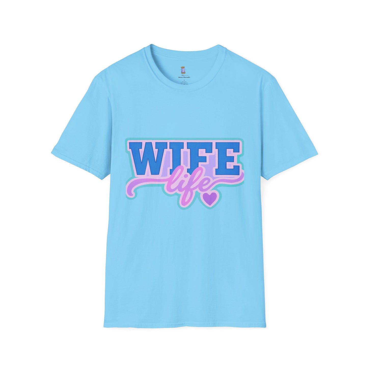 Wife Life T-Shirt, Cute Wife Tee, Unisex Graphic Shirt, Gift for Her, Couple's Apparel, Casual Wear, Birthday Gift