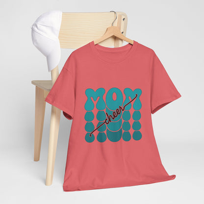 MOM Cheer – Turquoise Spirit Tee