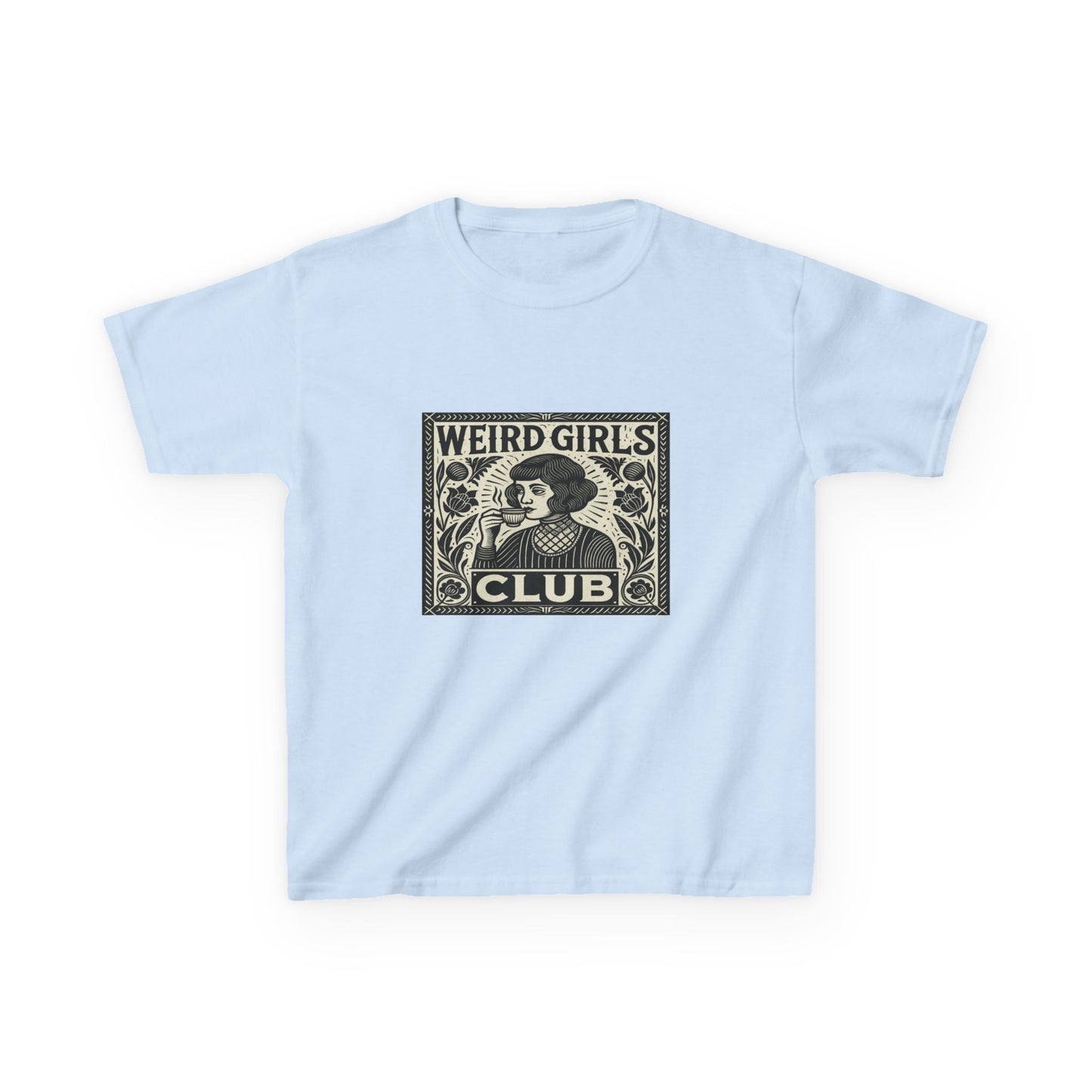 Weird Girls Club Tea Party Tee - Retro Graphic