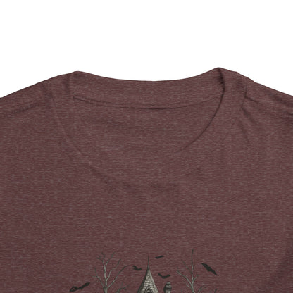 Spooky Halloween House Toddler Christmas Tee
