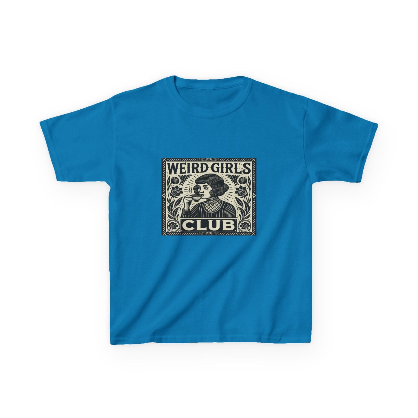 Weird Girls Club Tea Party Tee - Retro Graphic