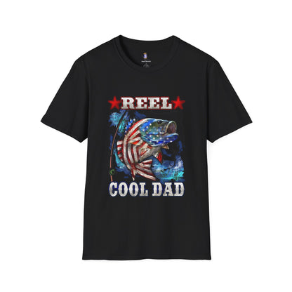 Reel Cool Dad T-Shirt | Fishing Gift | Father's Day Tee | Unisex Casual Wear | Outdoor Adventure Shirt | Dad Humor Clothing