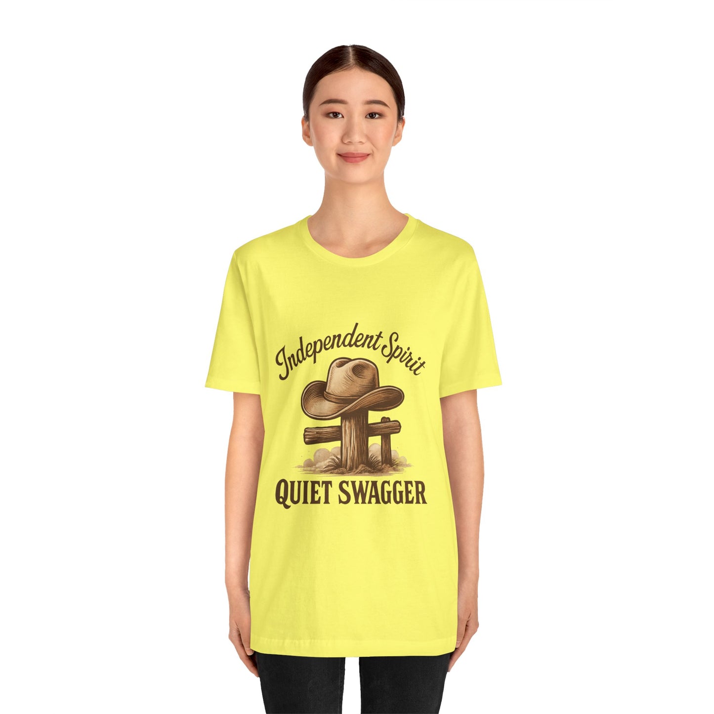 Quiet Swagger Cowboy Tee — Independent Spirit Western T-Shirt