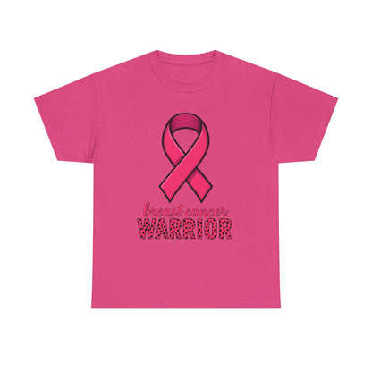Breast Cancer Warrior Pink Ribbon Tee