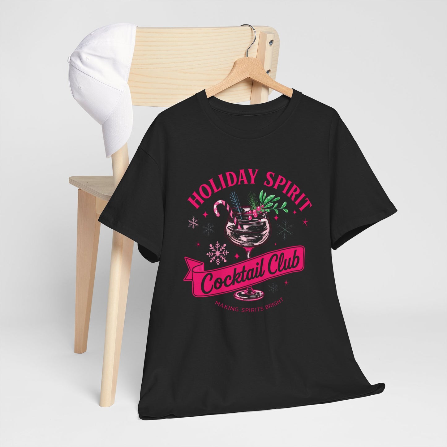 Holiday Spirit Cocktail Club Tee