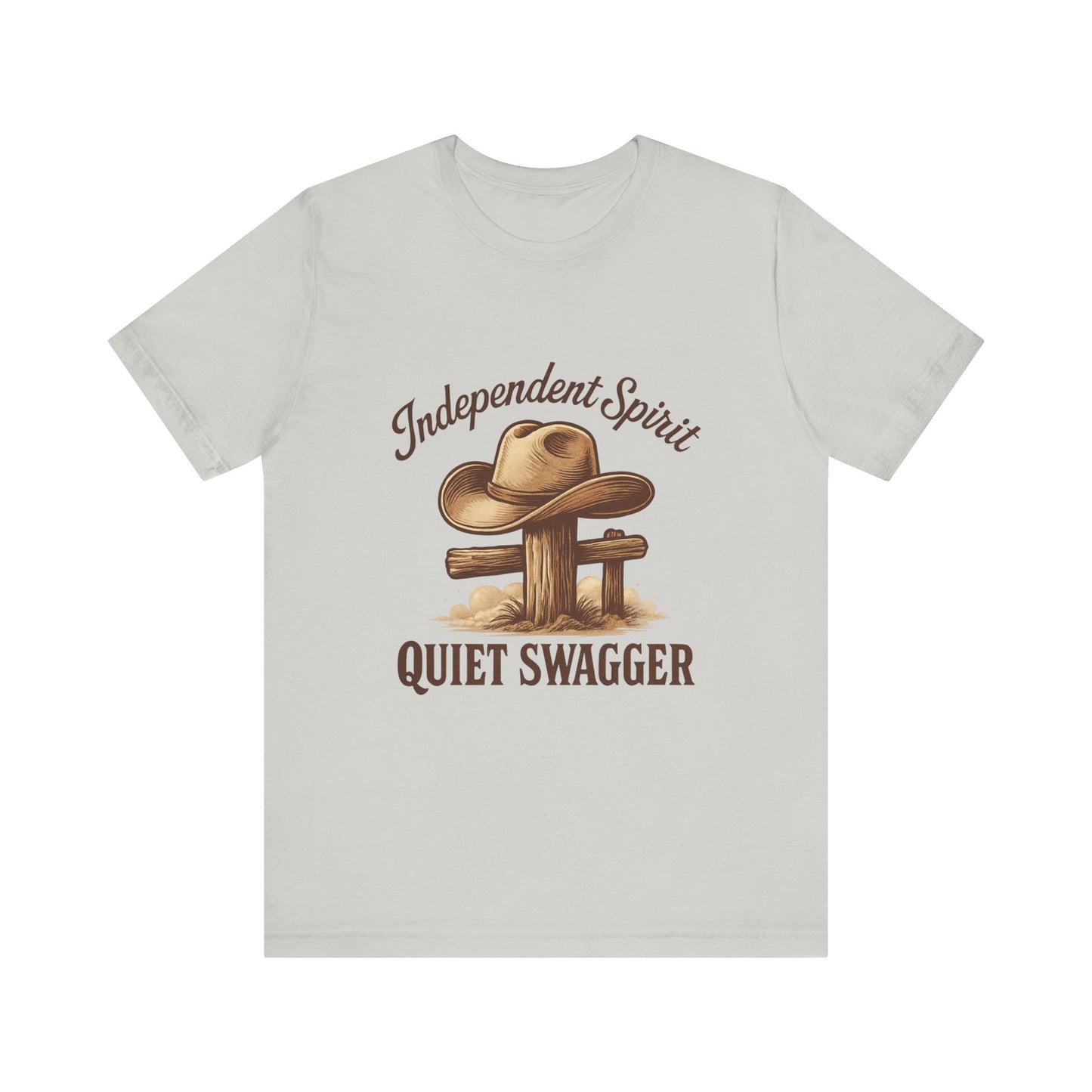 Quiet Swagger Cowboy Tee — Independent Spirit Western T-Shirt