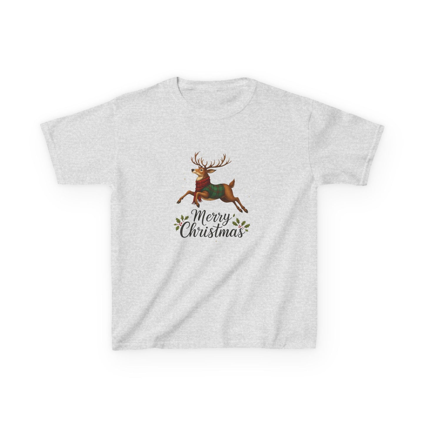 Reindeer Merry Christmas Kids Tee - Holiday Fun!