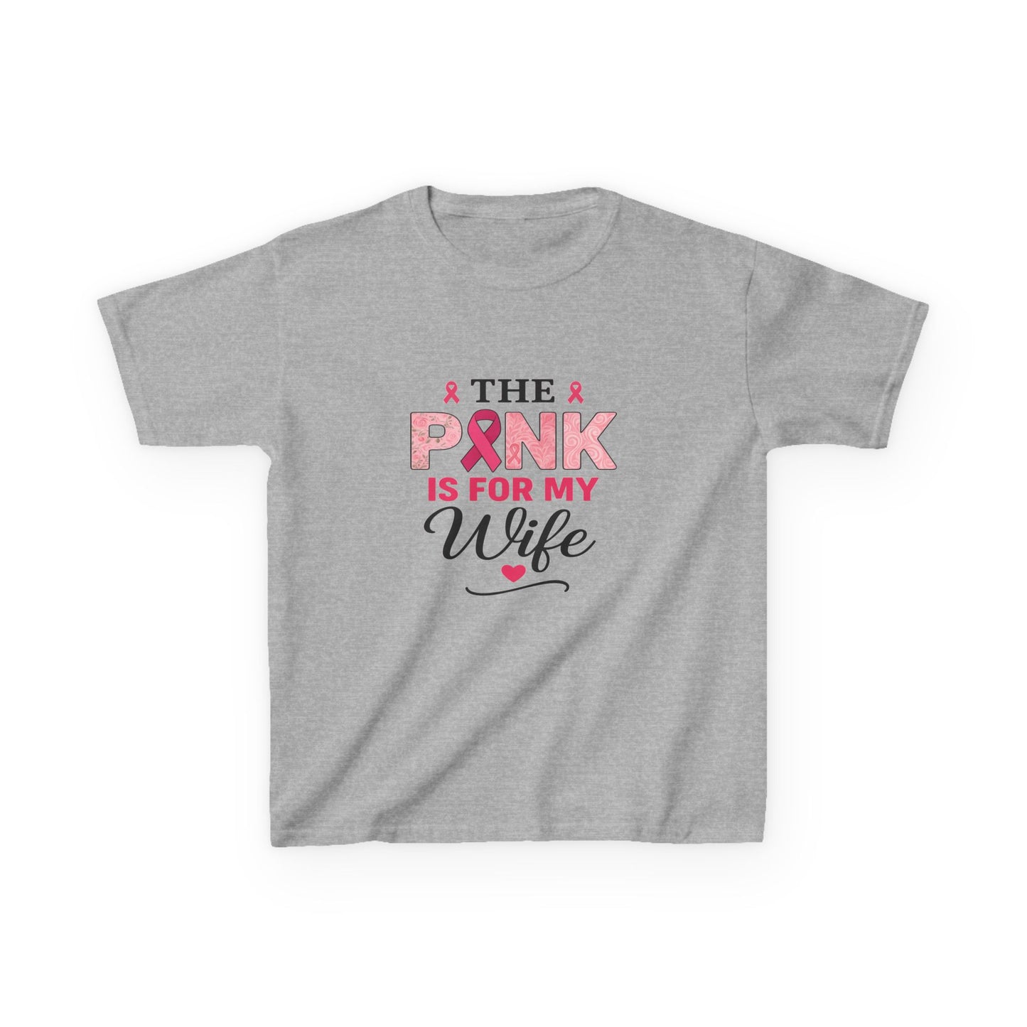 Pink Ribbon Wife Support Tee - Breast Cancer Awareness