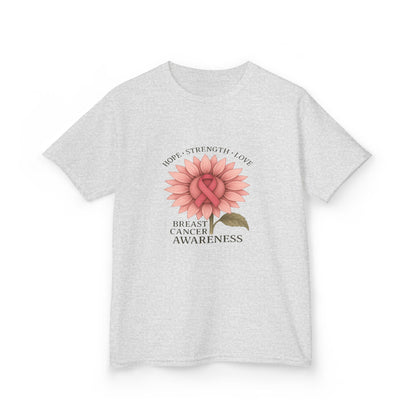 Breast Cancer Awareness Dino Tee - Hope, Strength, Love