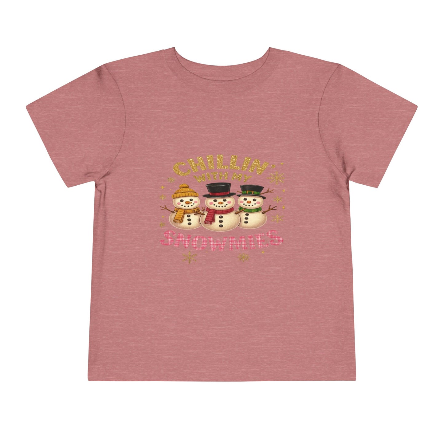 Chillin' with Snowmies Toddler Christmas Tee