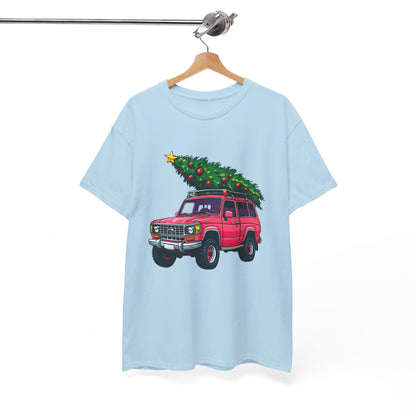 Pink SUV Christmas Tree Tee