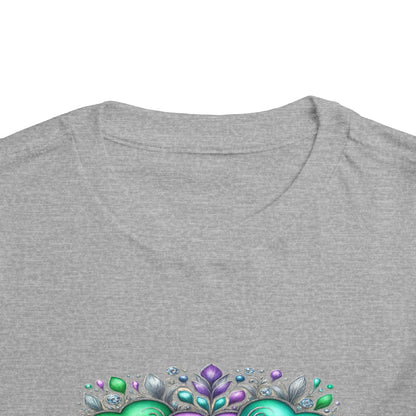 Toddler Tee Live Laugh Love Floral Design