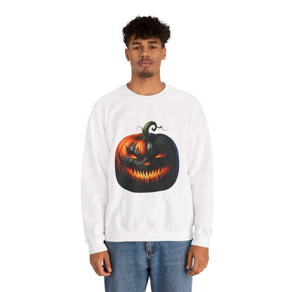 Creepy Clown Raccoon Pumpkin Halloween Sweatshirt
