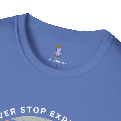 Adventure Awaits T-Shirt | Unisex Softstyle Tee | Perfect for Travel Lovers, Outdoor Adventures, Camping, Nature Gifts, Explore