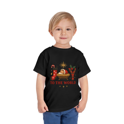 Joy to the World Toddler Christmas Tee