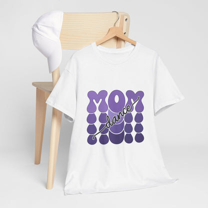 MOM Dance – Purple Letter Stage Spirit Tee