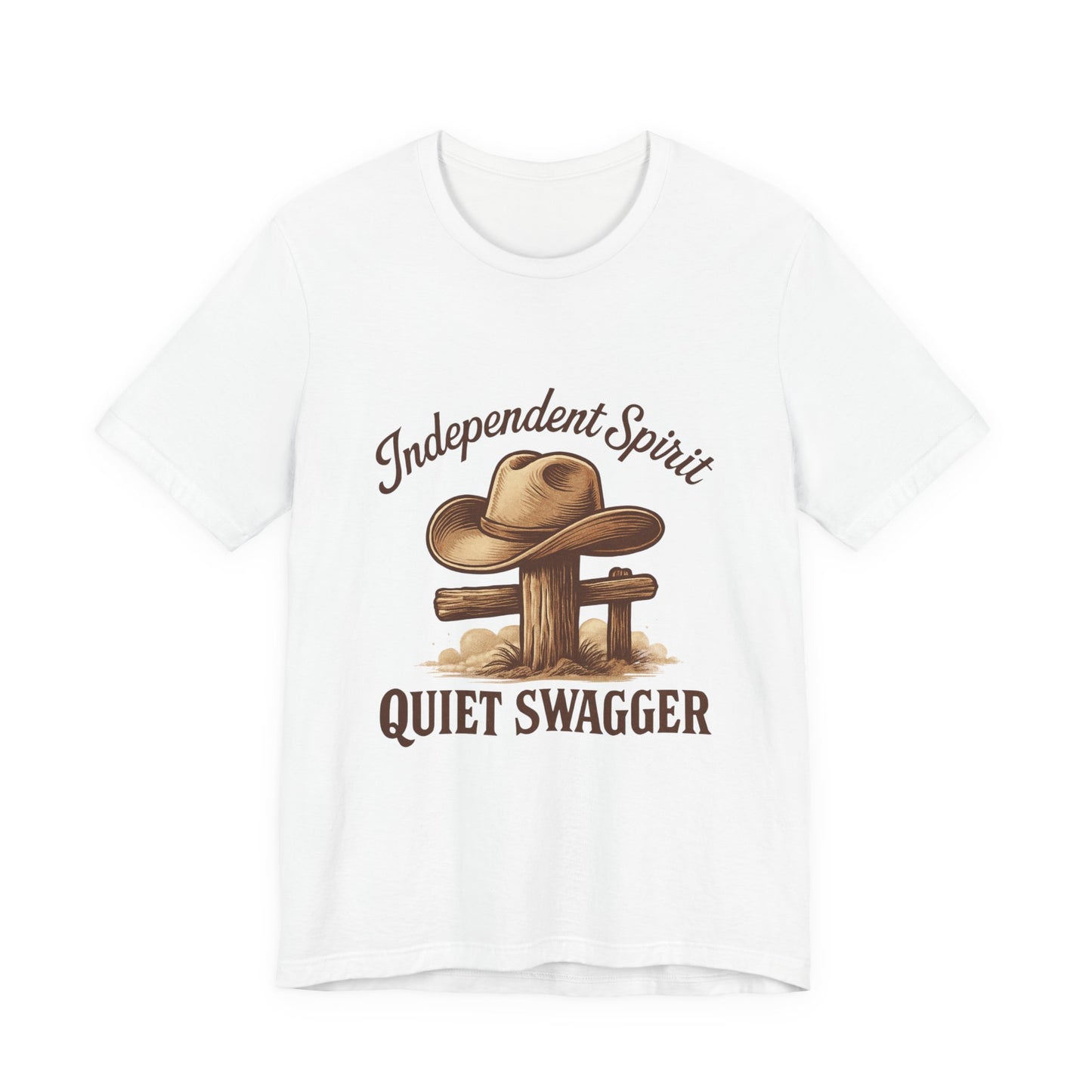 Quiet Swagger Cowboy Tee — Independent Spirit Western T-Shirt