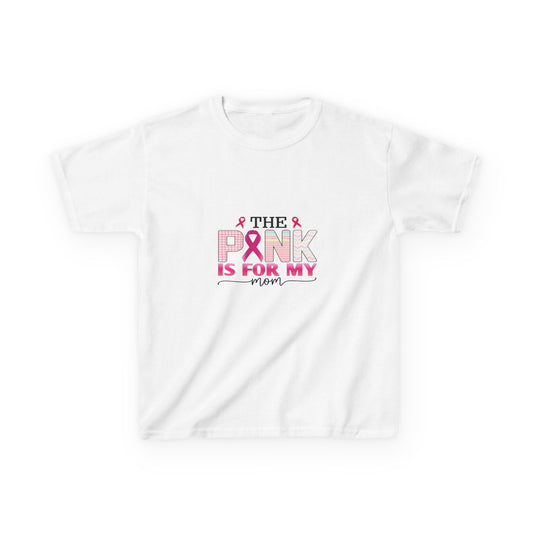 Pink Ribbon Mom Dinosaur Tee - Breast Cancer Awareness