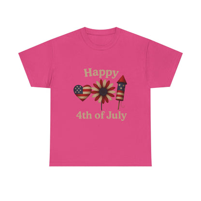 Happy 4th of July Patriotic Tee