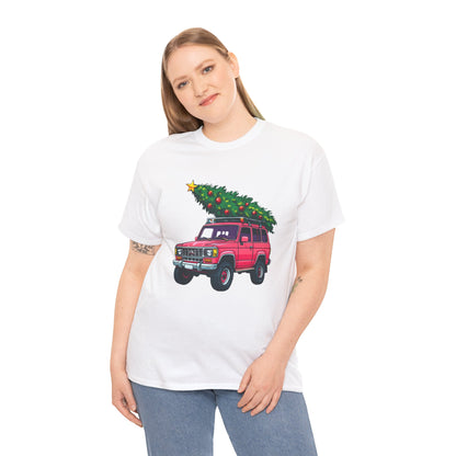 Pink SUV Christmas Tree Tee
