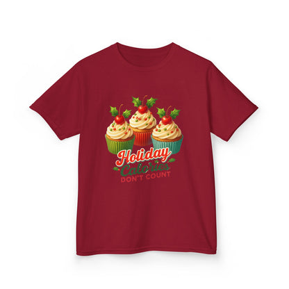 Holiday Cupcake Dino Tee - Christmas Fun!
