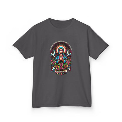 Virgin Mary Graphic Tee - Christmas Kids Shirt
