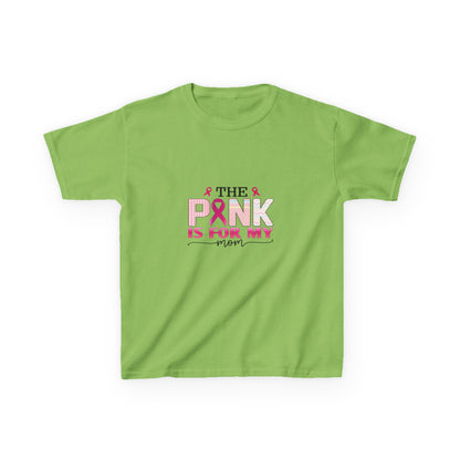 Pink Ribbon Mom Dinosaur Tee - Breast Cancer Awareness