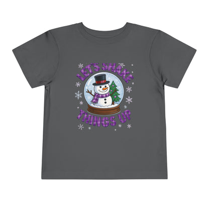 Shake Things Up! Snowman Christmas Toddler Tee