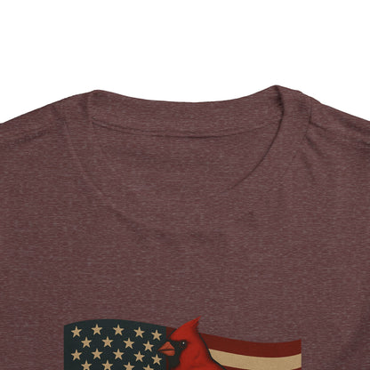NC Cardinal & Dogwood Toddler Christmas Tee