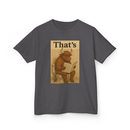 Bull Market Bathroom Break - Funny Kids Tee