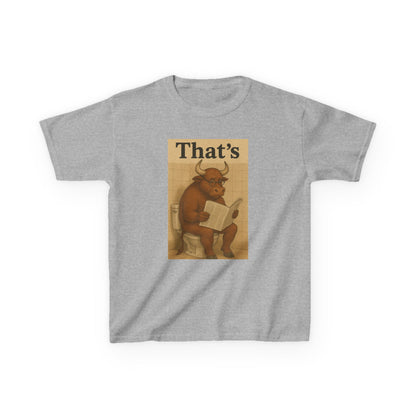 Bull Market Bathroom Break - Funny Kids Tee