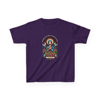 Virgin Mary Graphic Tee - Christmas Kids Shirt
