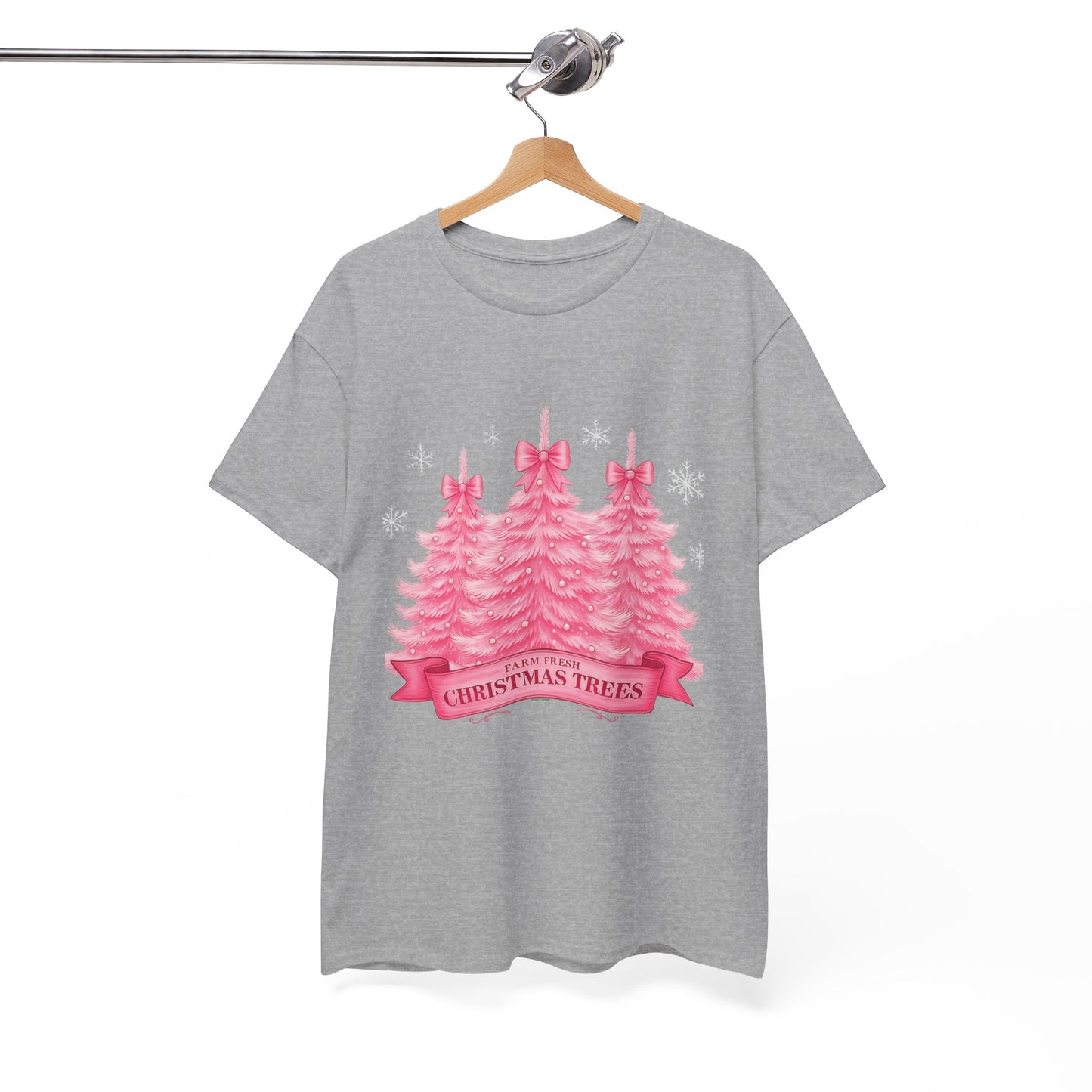 Farm Fresh Pink Christmas Tree Tee