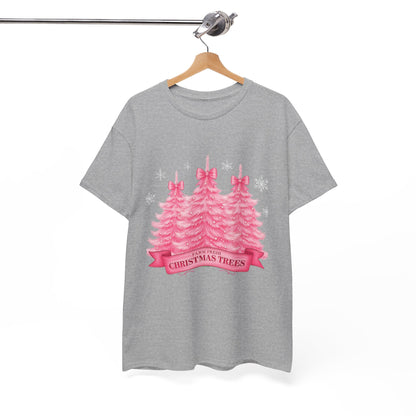 Farm Fresh Pink Christmas Tree Tee
